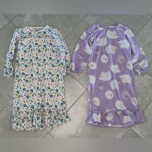 Simple Joys by Carter’s Girls 8/10 Fleece Nightgown Pajamas Bundle